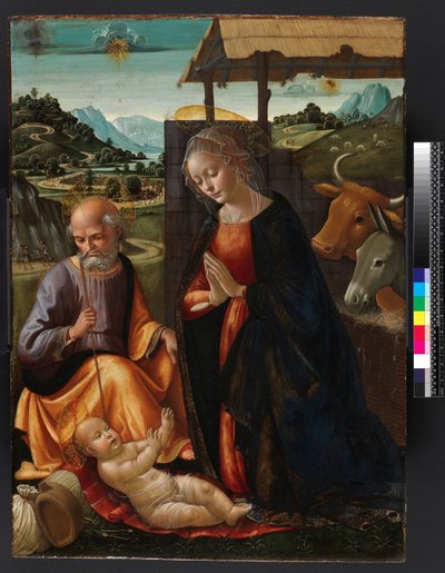 The Nativity (post cleaning) by Domenico Ghirlandaio